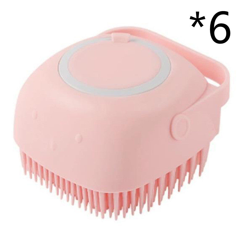 multi-purpose silicon bath brush