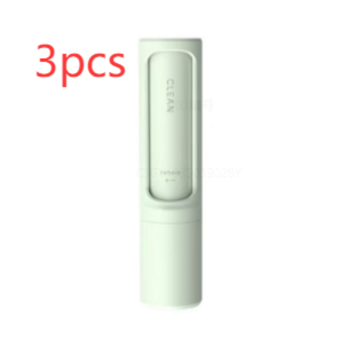 2-1 portable lint roller & deshedding brush reusable