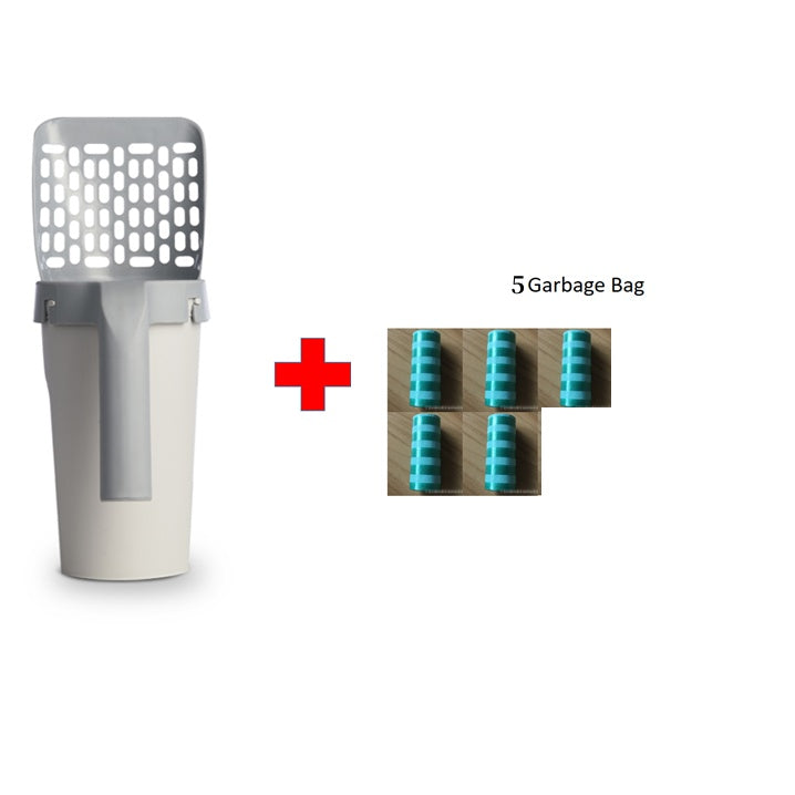 Integrated Cat Litter Shovel