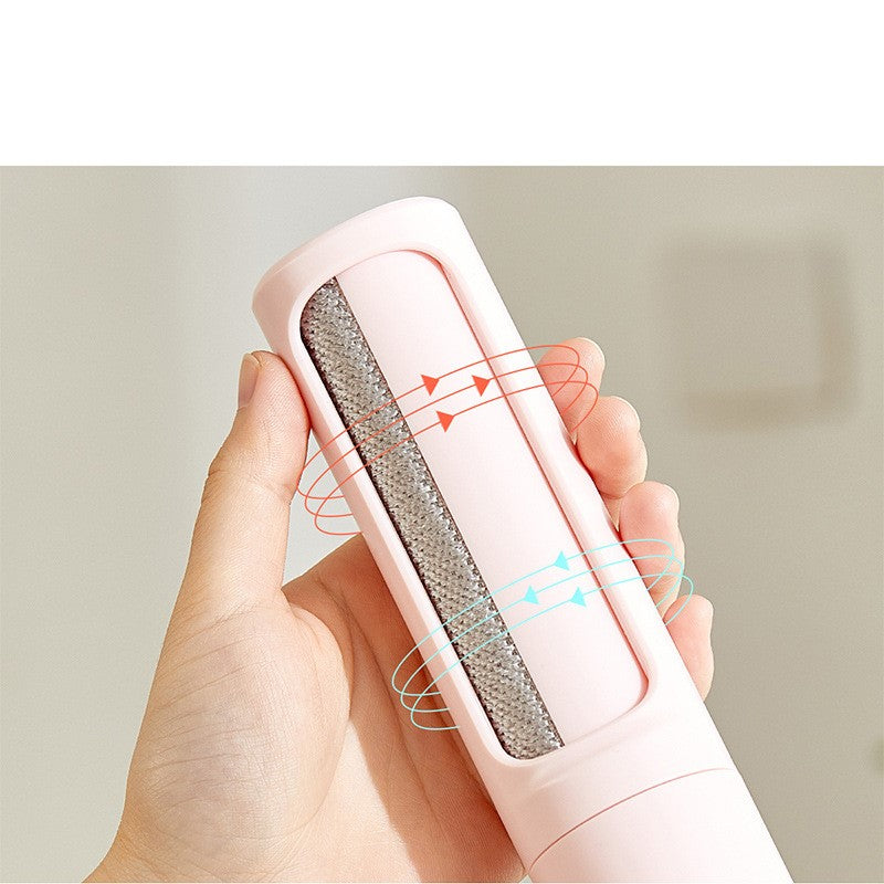2-1 portable lint roller & deshedding brush reusable