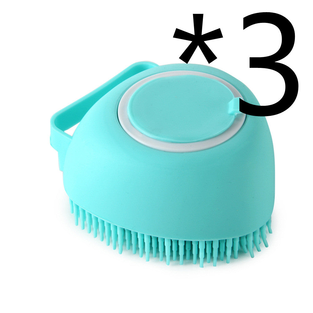 multi-purpose silicon bath brush