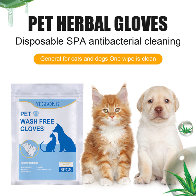 pet wipes gloves