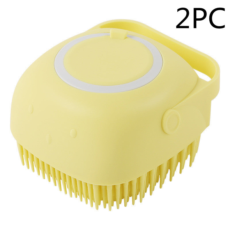 multi-purpose silicon bath brush