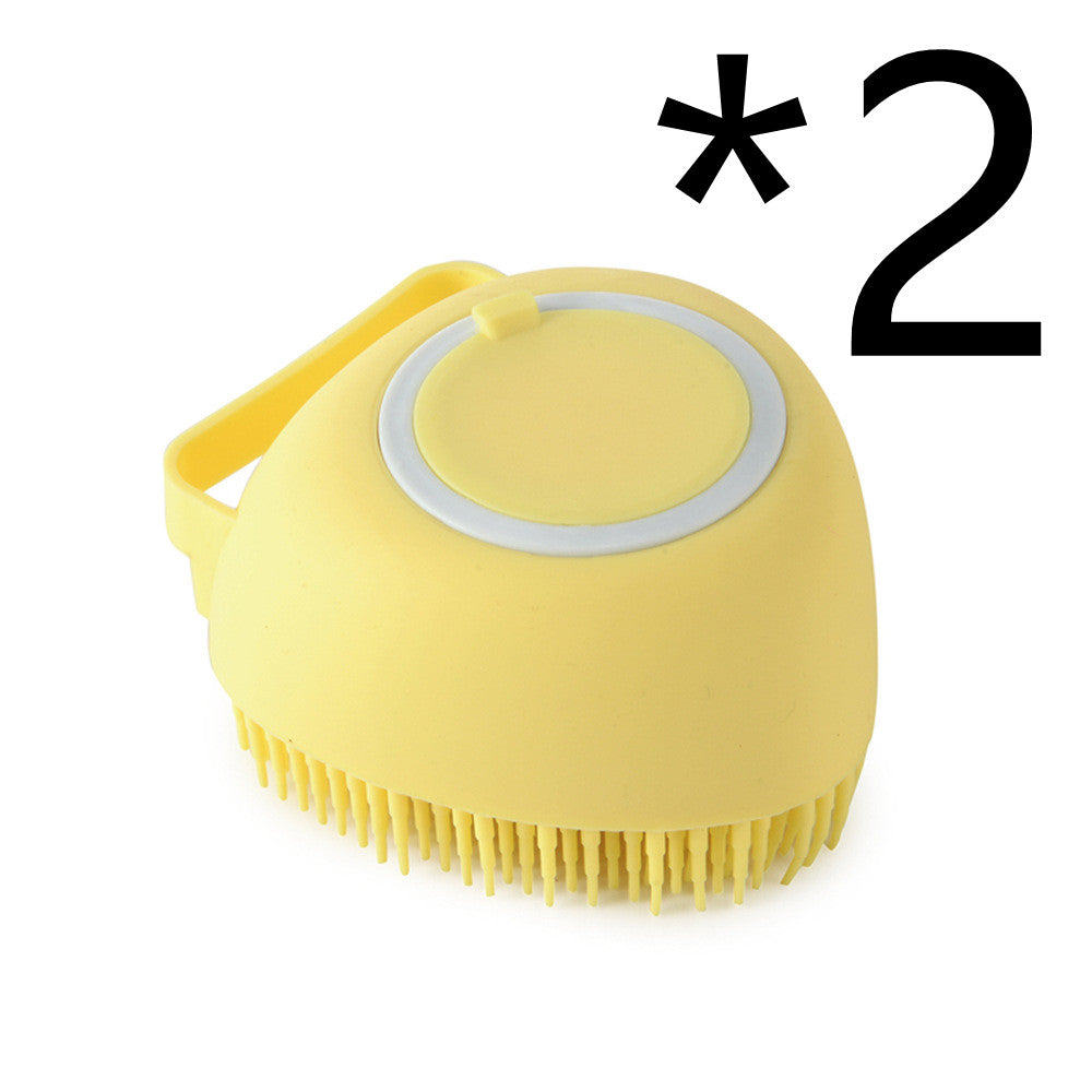 multi-purpose silicon bath brush