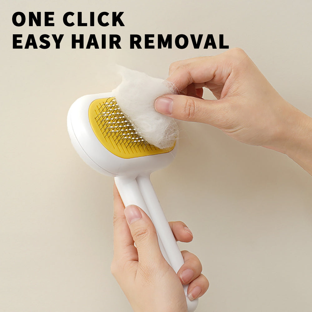 fur removal and massager brush