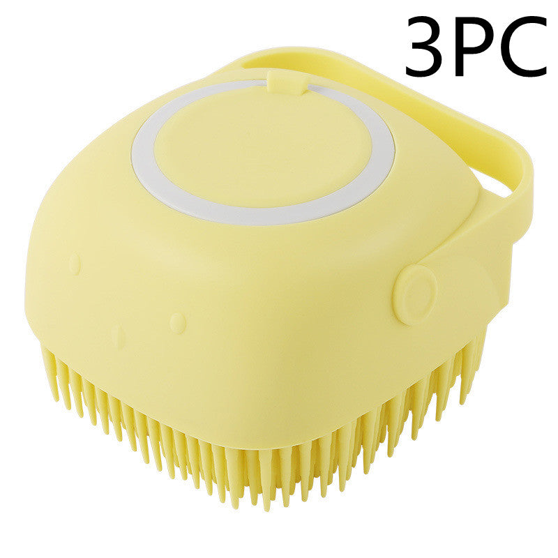 multi-purpose silicon bath brush