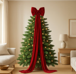 Home Oversized Velvet Bow Christmas Decoration (Copy)