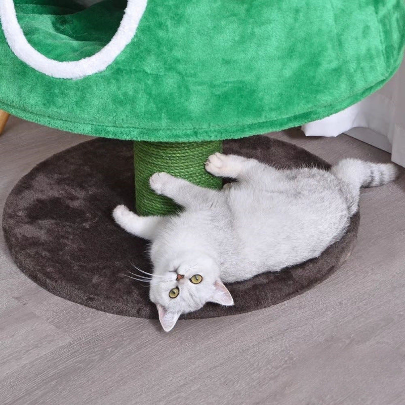 christmas themed cat nest