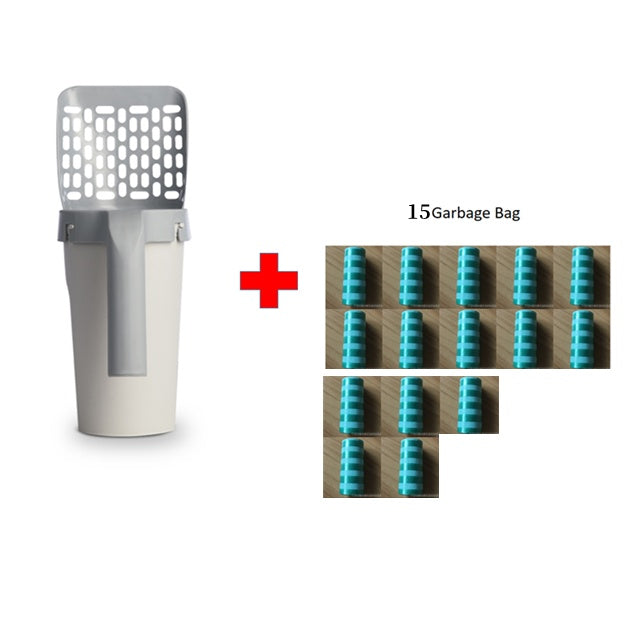 Integrated Cat Litter Shovel