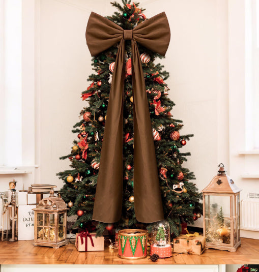 Home Oversized Velvet Bow Christmas Decoration (Copy)