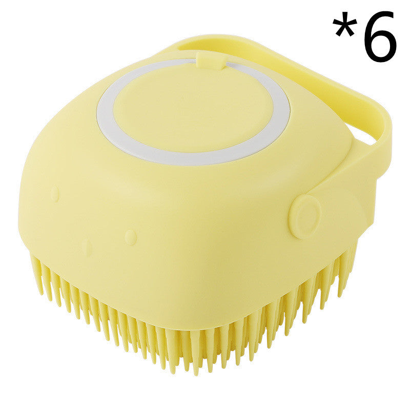 multi-purpose silicon bath brush