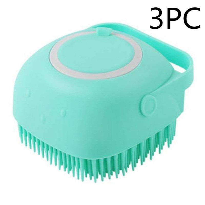 multi-purpose silicon bath brush