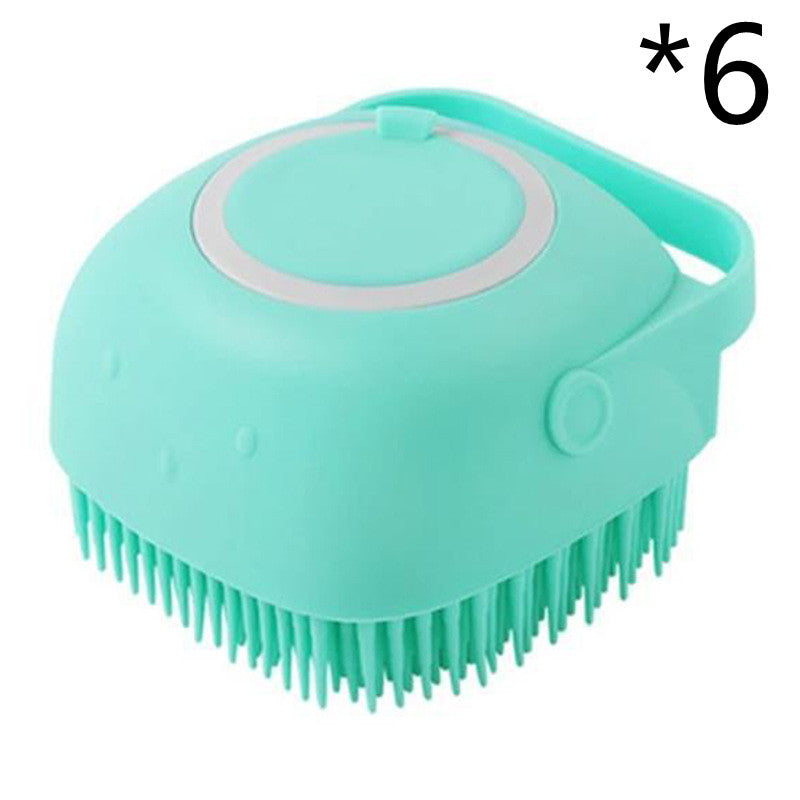 multi-purpose silicon bath brush