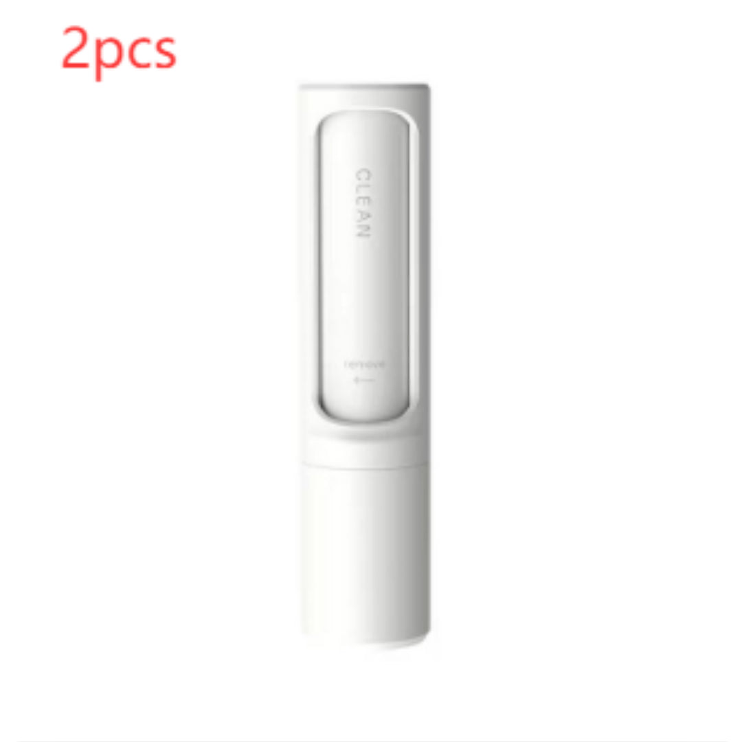 2-1 portable lint roller & deshedding brush reusable