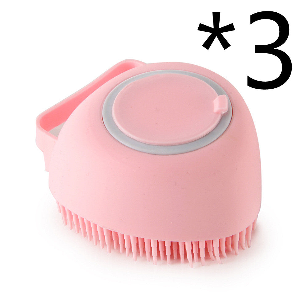 multi-purpose silicon bath brush