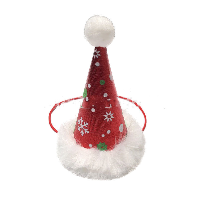 pet christmas hat set