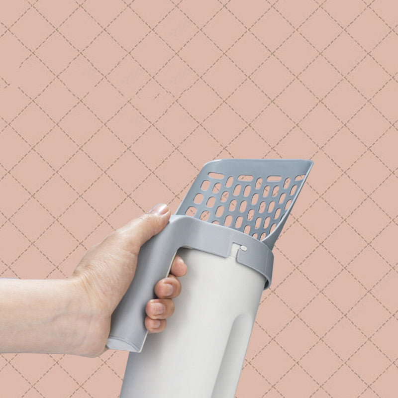 Integrated Cat Litter Shovel