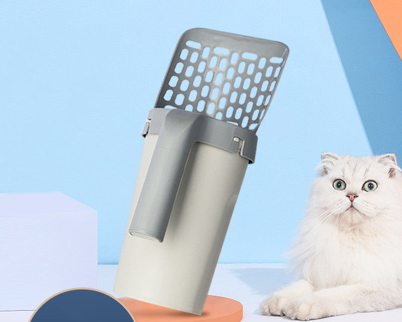 Integrated Cat Litter Shovel