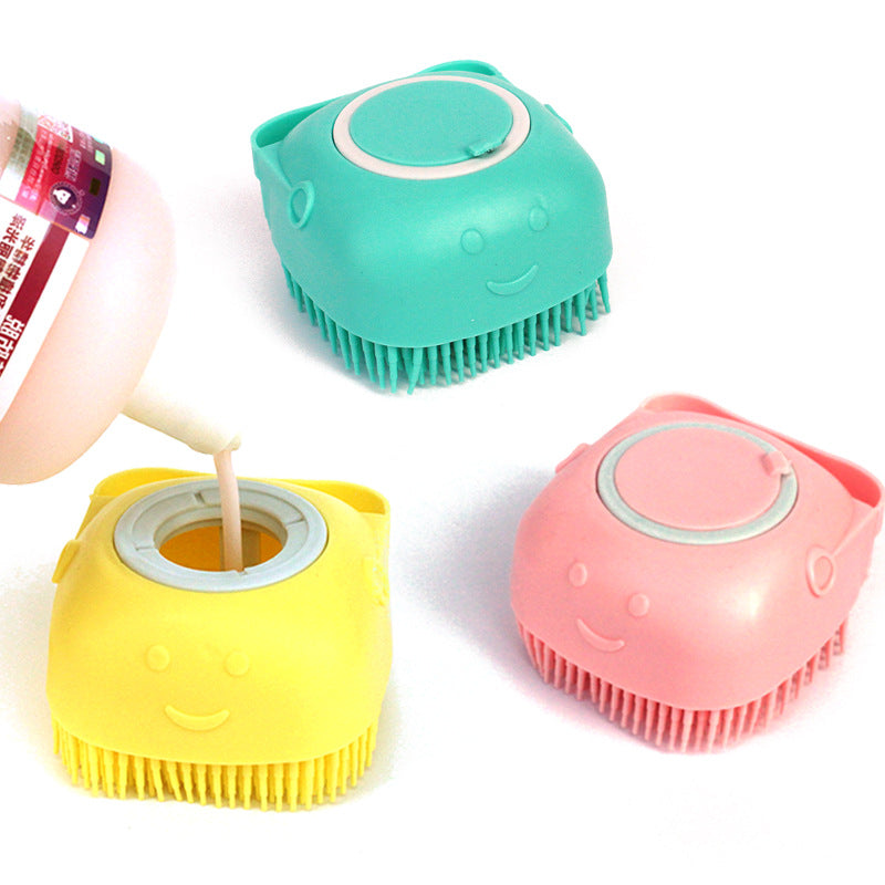 multi-purpose silicon bath brush