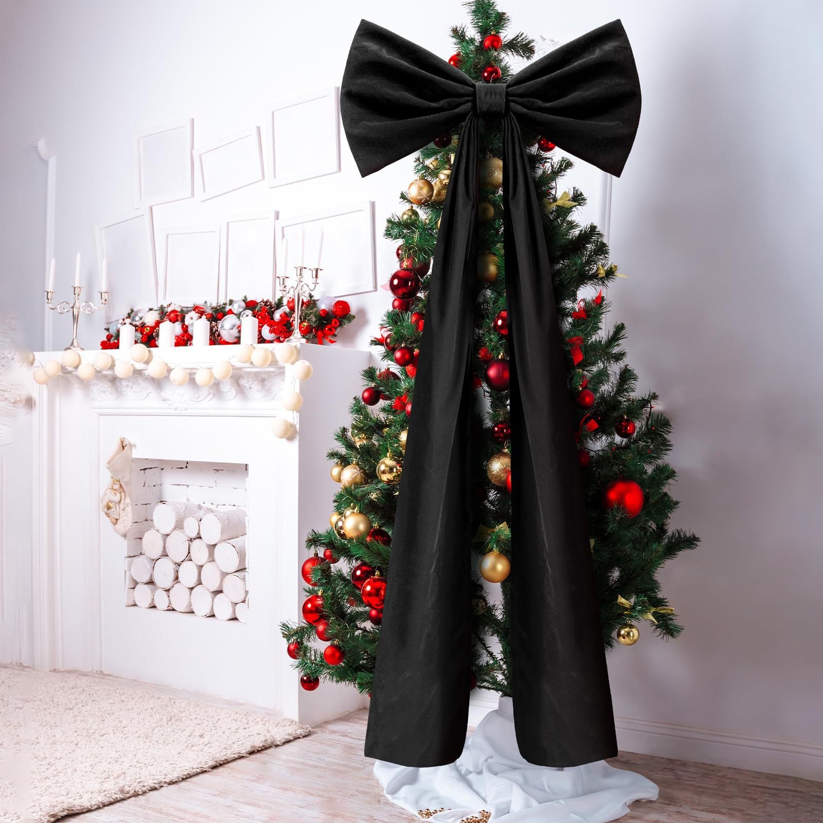 Home Oversized Velvet Bow Christmas Decoration (Copy)