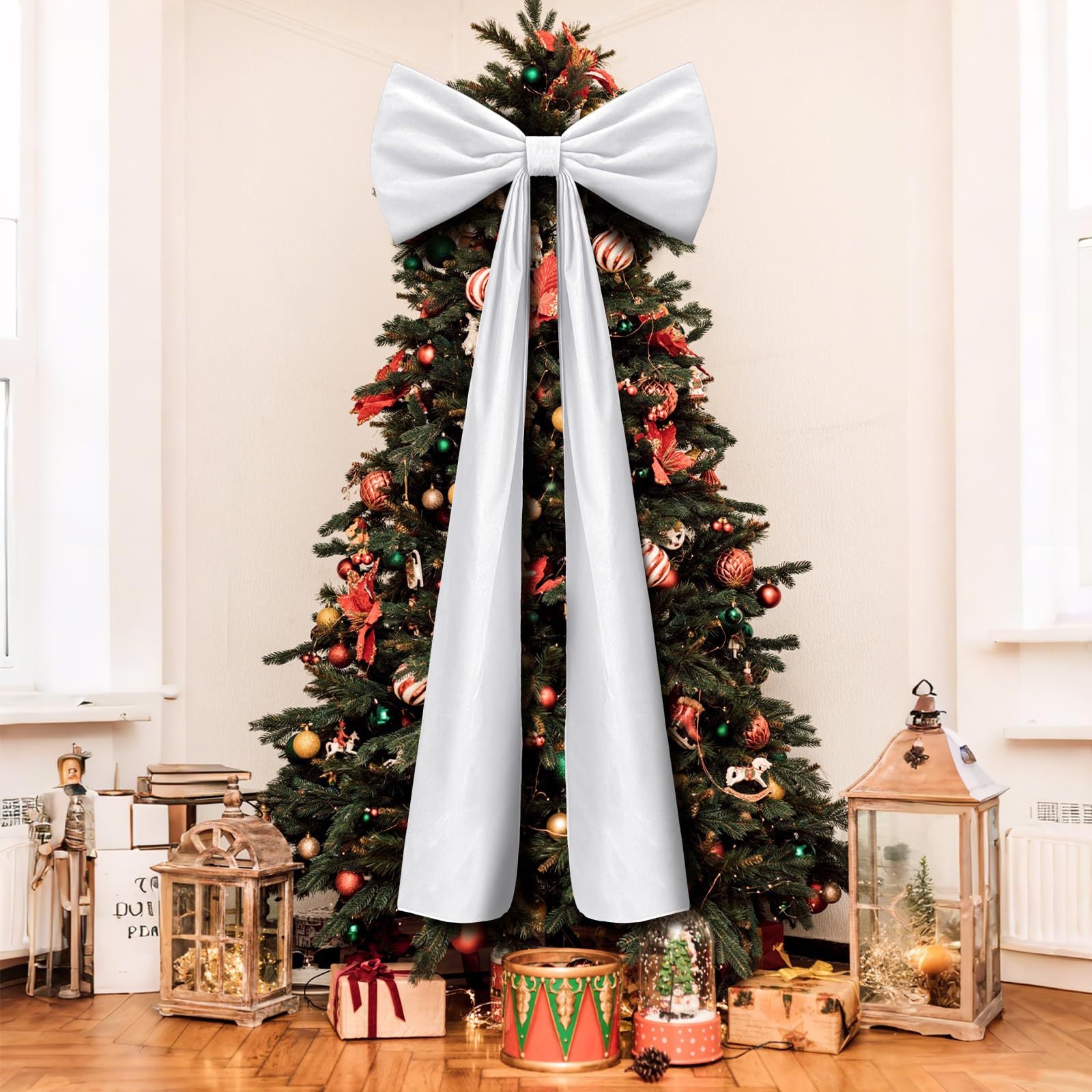 Home Oversized Velvet Bow Christmas Decoration (Copy)