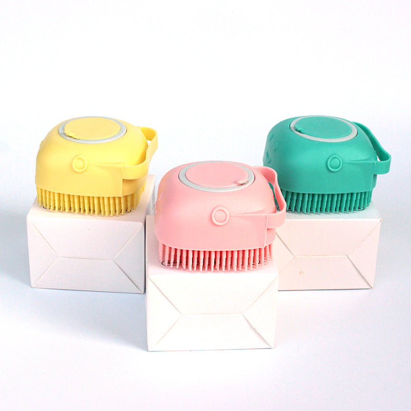 multi-purpose silicon bath brush